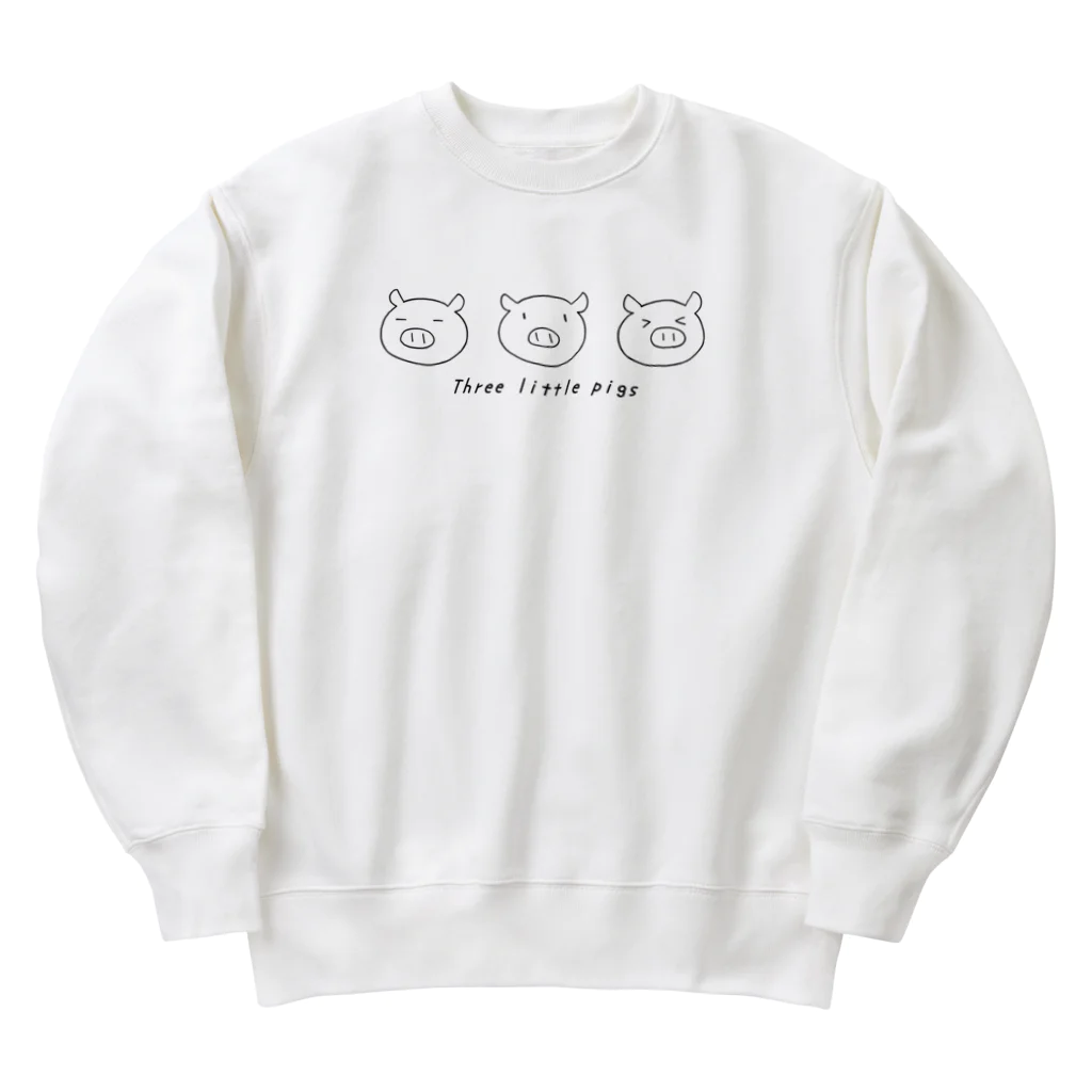 kazukiboxの3匹の子豚 Heavyweight Crew Neck Sweatshirt