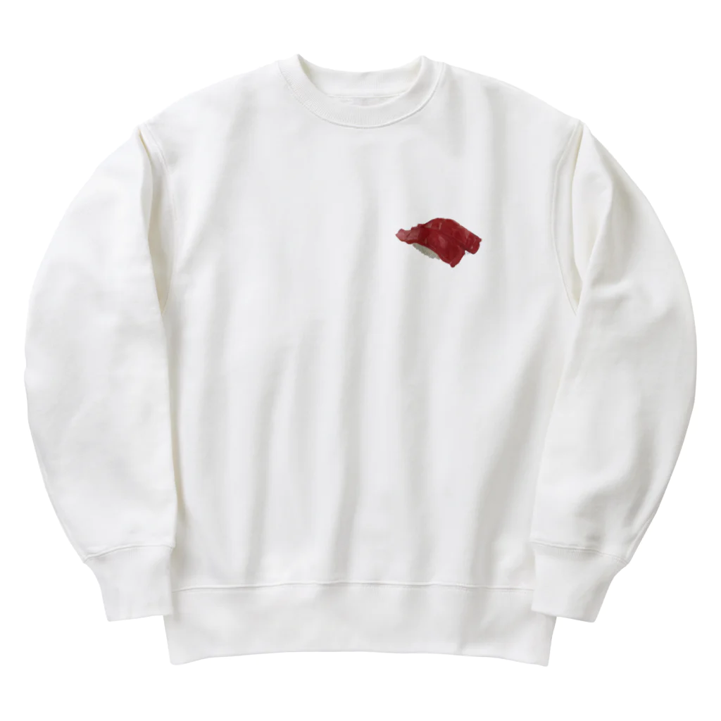 やまもちのマグロ。 Heavyweight Crew Neck Sweatshirt