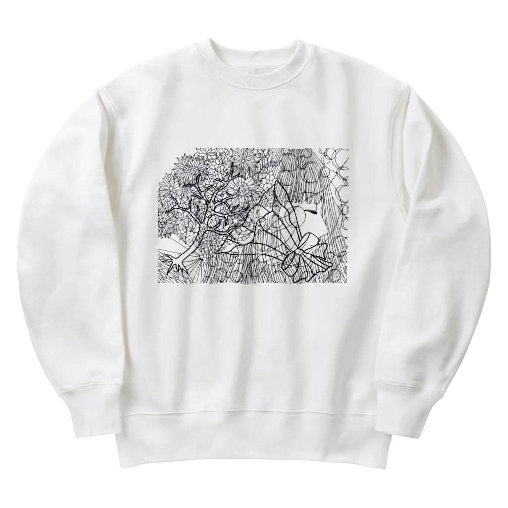 FANTASY PAPERARTの花束をキミに贈ろう Heavyweight Crew Neck Sweatshirt