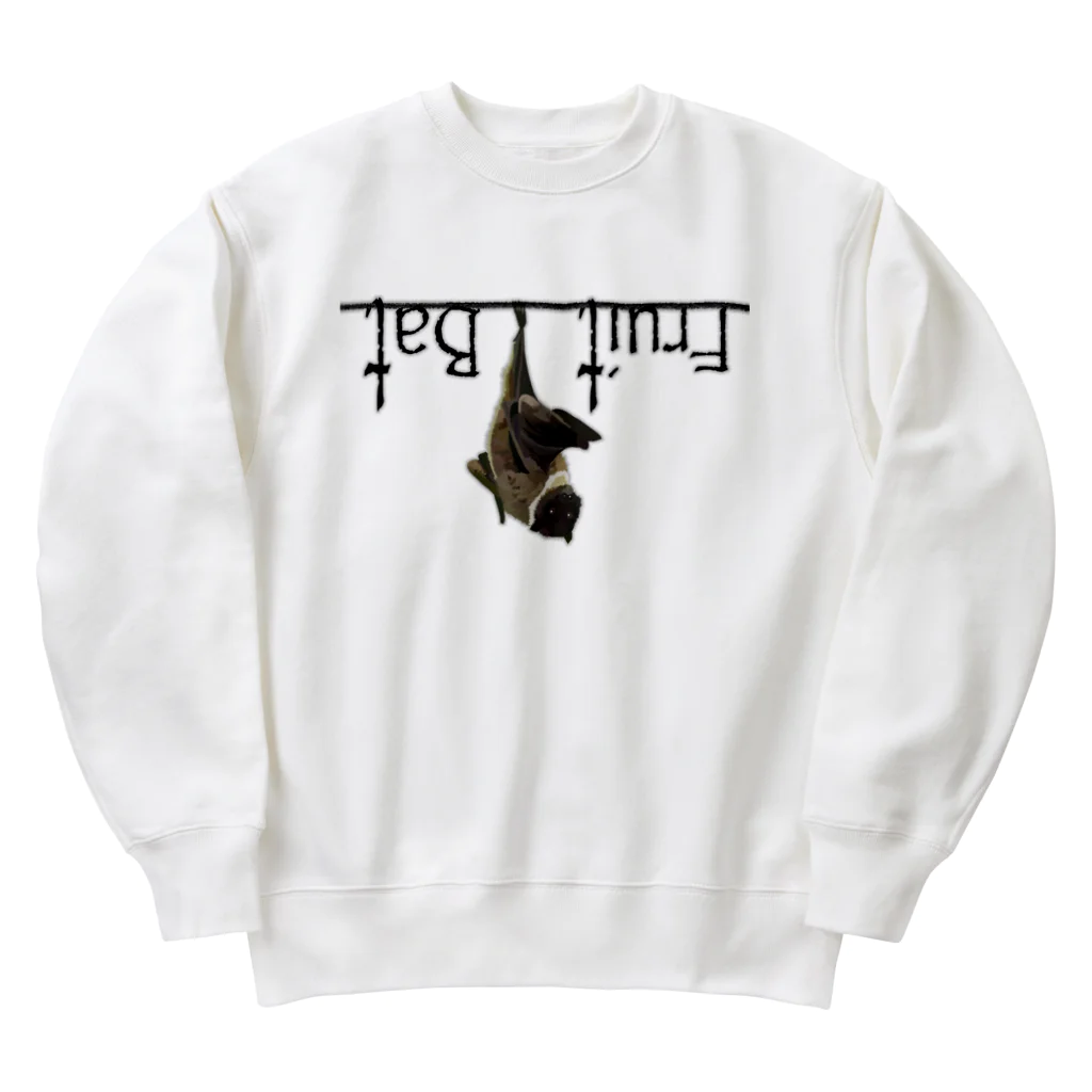 くいなの母の大蝙蝠 Heavyweight Crew Neck Sweatshirt