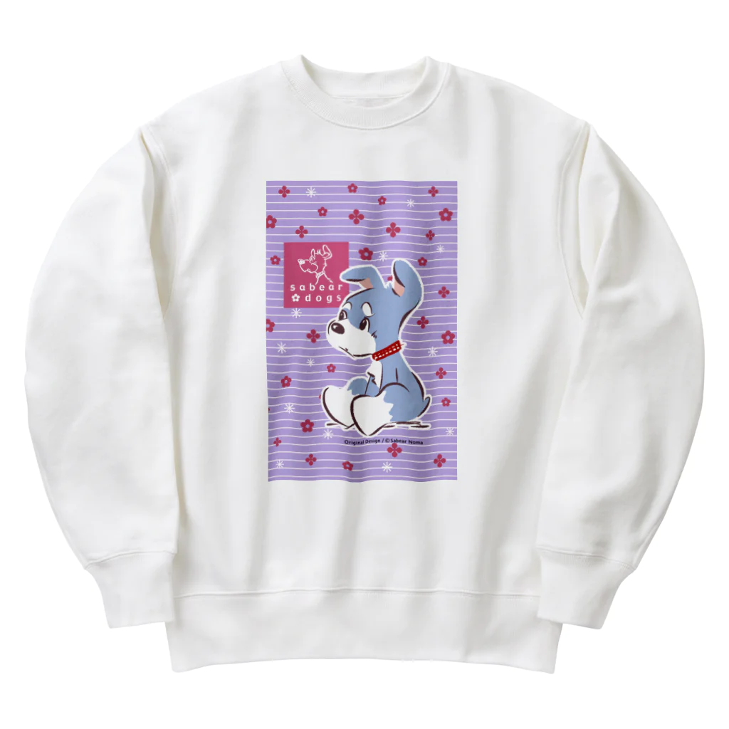 obosa_DENS/SABEAR_shop ＠SUZURIのおすわりマオちゃん_ウエア Heavyweight Crew Neck Sweatshirt