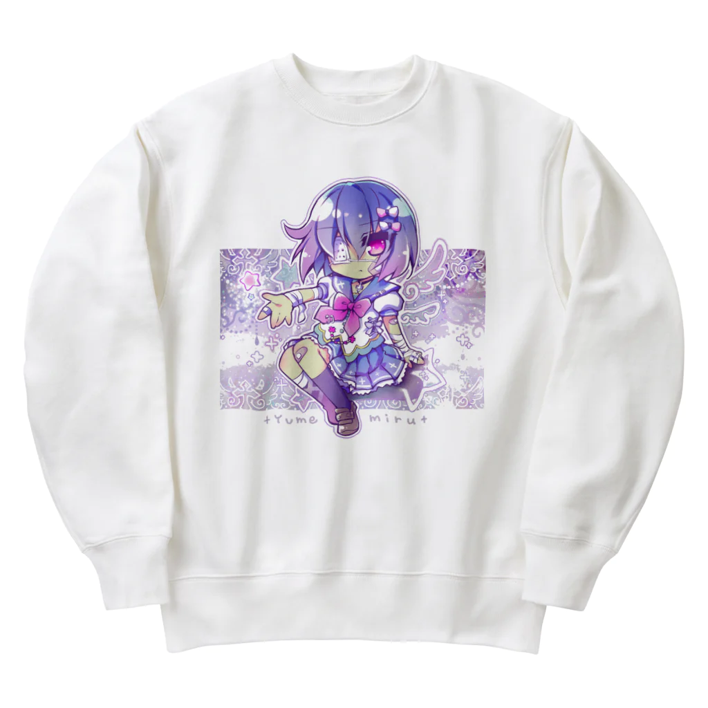 月蝕ざっか店＠SUZURIの<dolls>ユメミル Heavyweight Crew Neck Sweatshirt