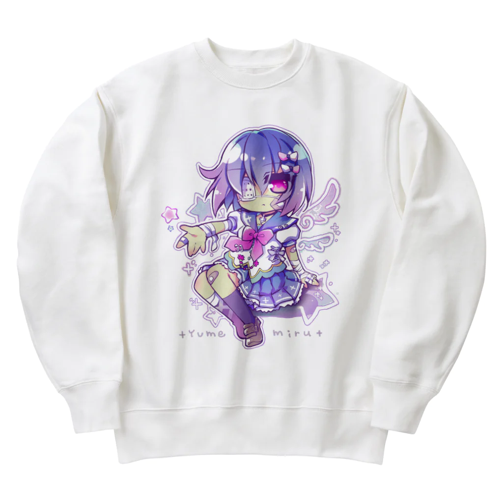 月蝕ざっか店＠SUZURIの<dolls>ユメミル - B Heavyweight Crew Neck Sweatshirt