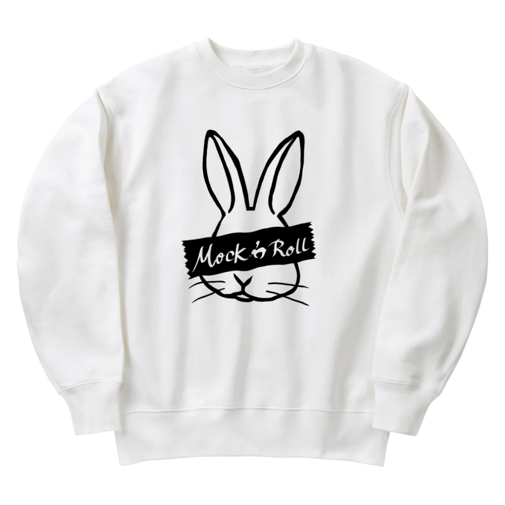 Mock’n Rollのmock’nroll 目隠しver. でっけぇの Heavyweight Crew Neck Sweatshirt