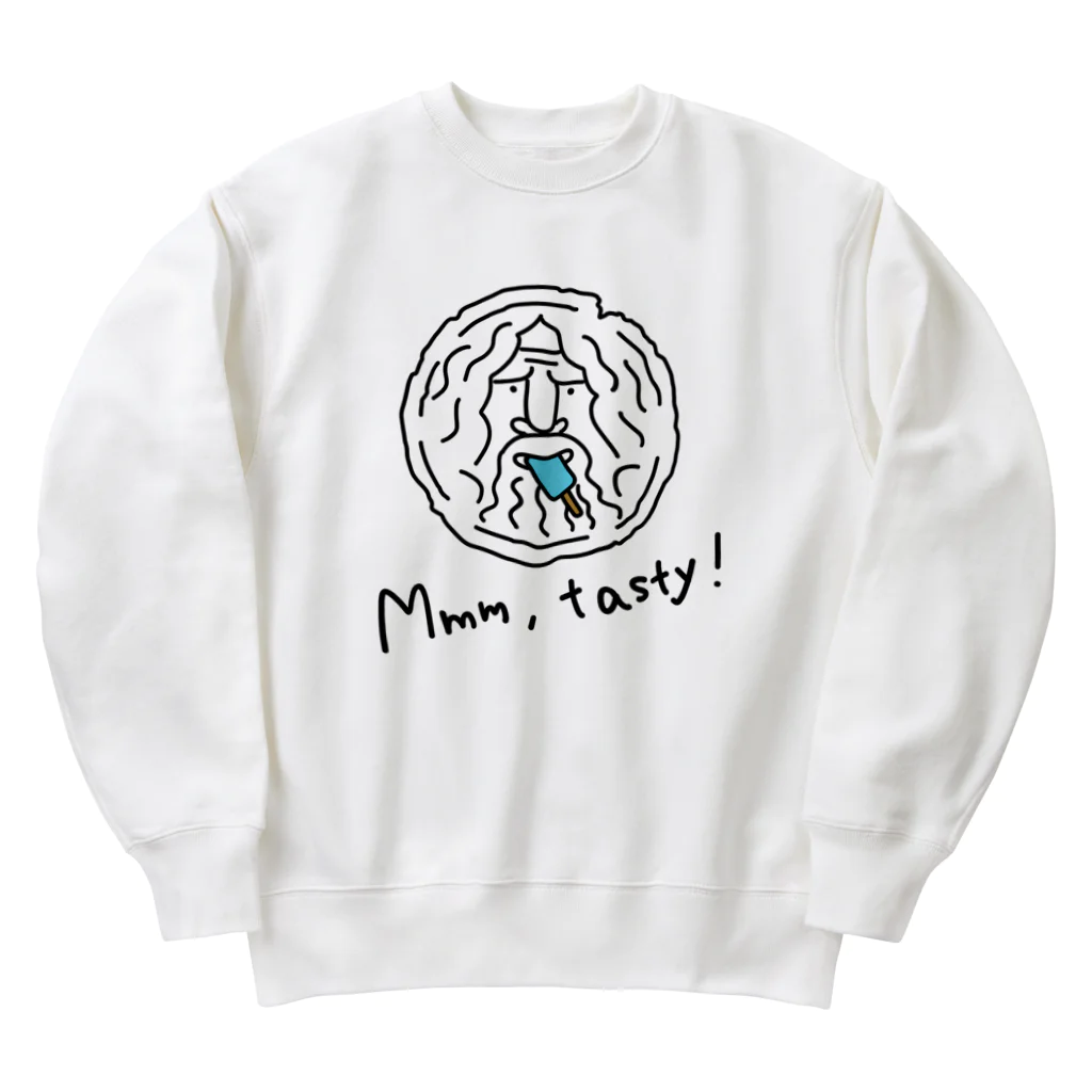 モリチエコの初めての味　ソーダアイス　Mouth of truth 真実の口 Heavyweight Crew Neck Sweatshirt