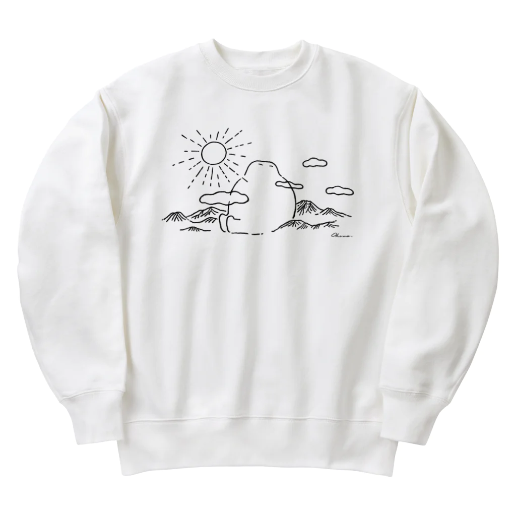 大浜綾子のひなたぼっこ　だいだらぼっち Heavyweight Crew Neck Sweatshirt