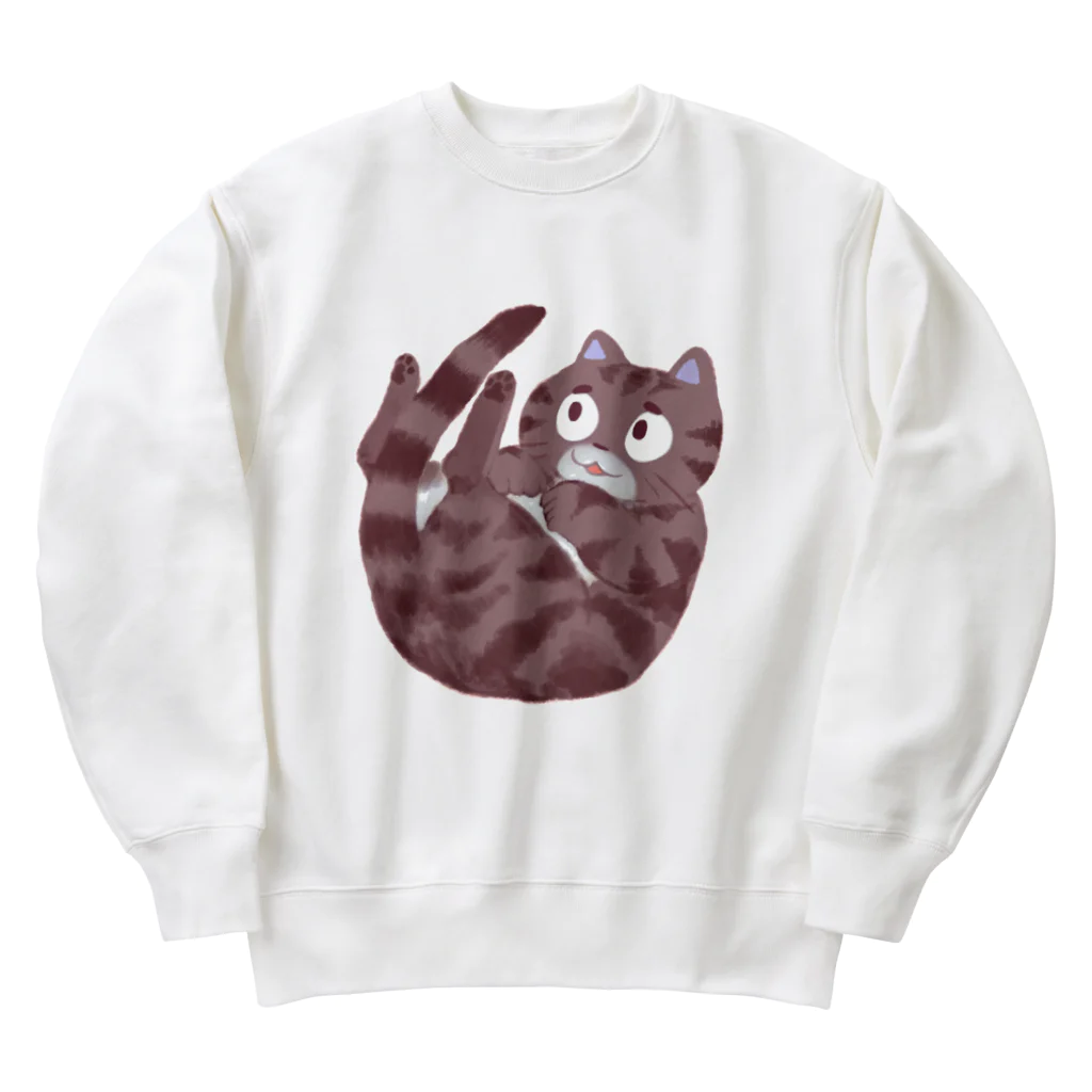 大統領のねこちゃんグッズのマダム・ミーシャ Heavyweight Crew Neck Sweatshirt