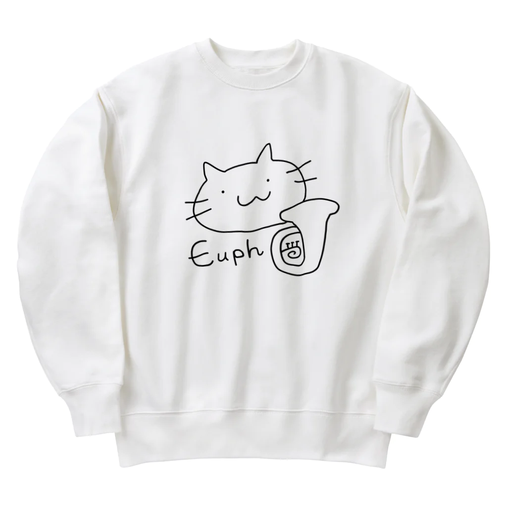 ゆーふぉねこちゃんのゆーふぉねこちゃん Heavyweight Crew Neck Sweatshirt