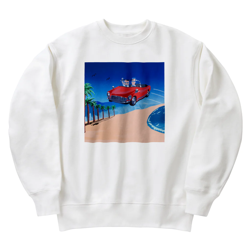 大橋裕之のビーチ Heavyweight Crew Neck Sweatshirt