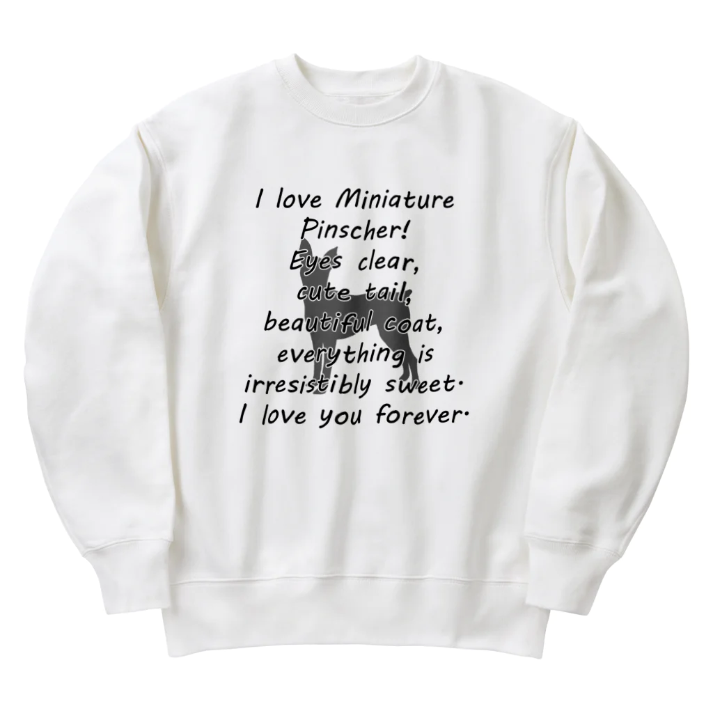 onehappinessのミニチュアピンシャー Heavyweight Crew Neck Sweatshirt