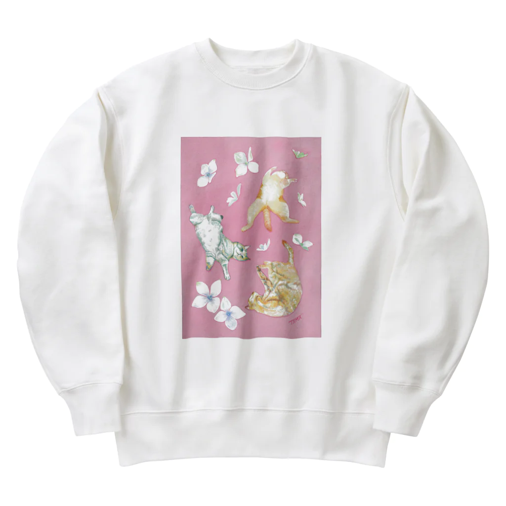 りとるたまの夢心地 Heavyweight Crew Neck Sweatshirt