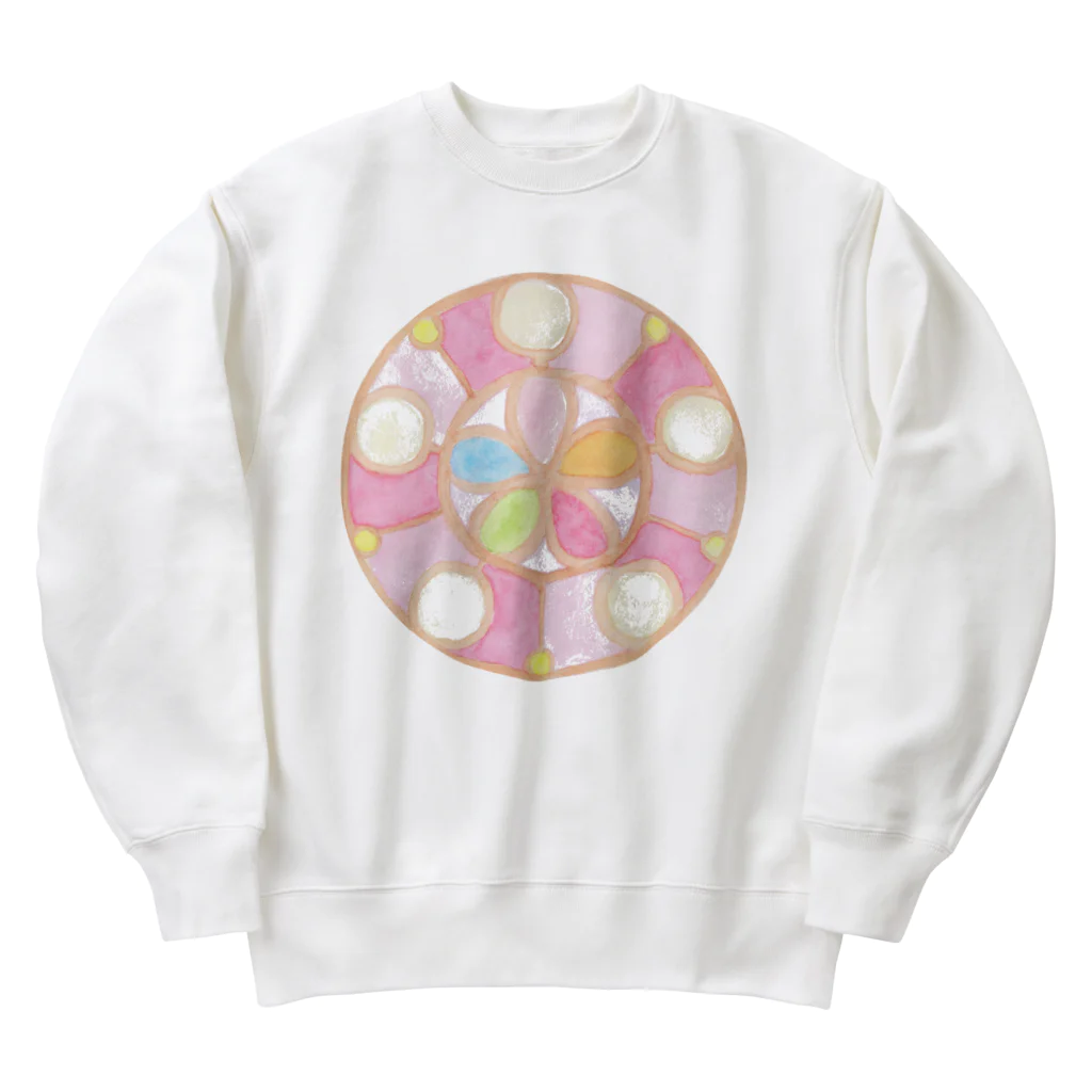 プリズモリイの箱のふんわりゆめかわ♡水彩魔法のコンパクト Heavyweight Crew Neck Sweatshirt