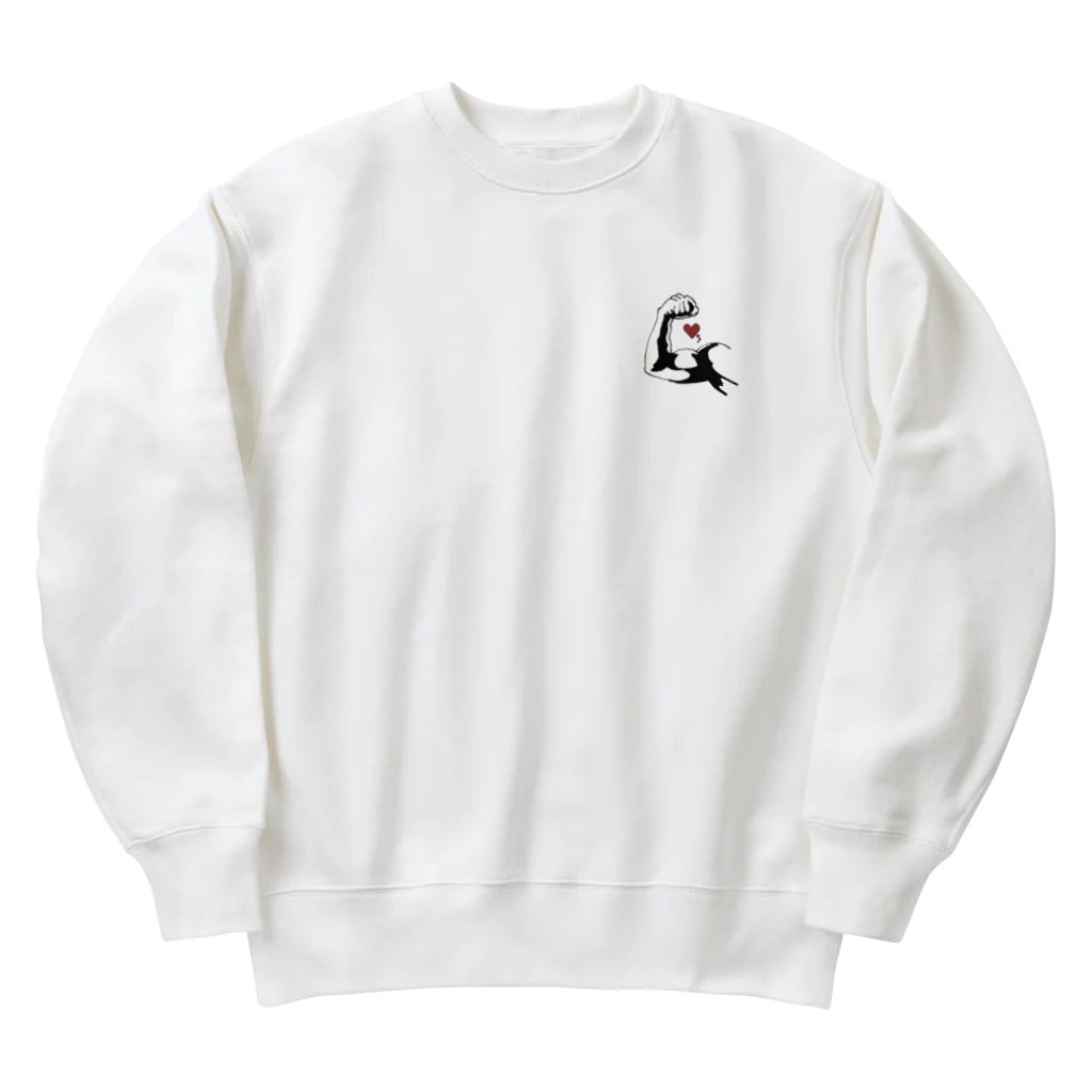 Nikukinの筋肉マッチョン Heavyweight Crew Neck Sweatshirt