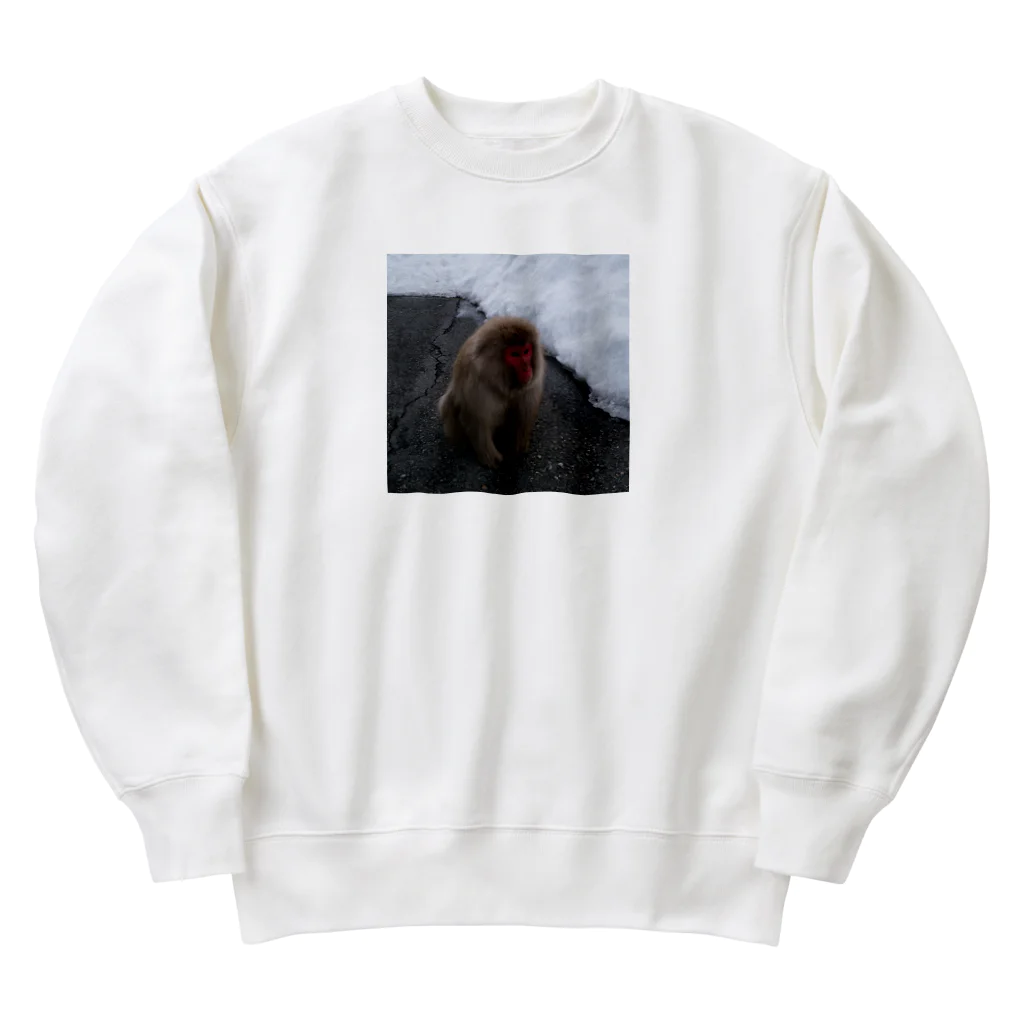 さッとんのおさるちゃん Heavyweight Crew Neck Sweatshirt