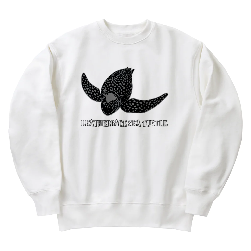 街のいろどりのオサガメ2（100円寄付商品） Heavyweight Crew Neck Sweatshirt