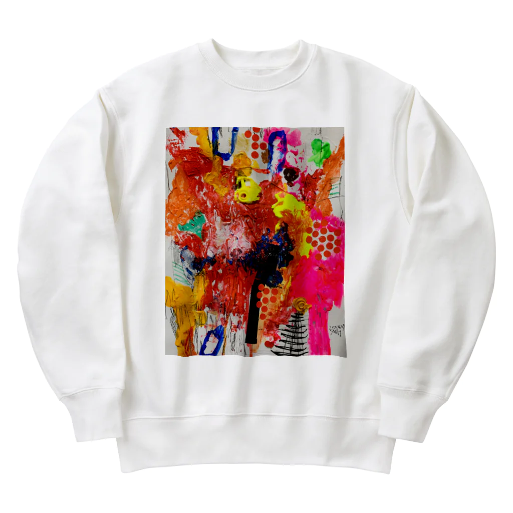 ヒラモトユミエのぶつけたいの Heavyweight Crew Neck Sweatshirt