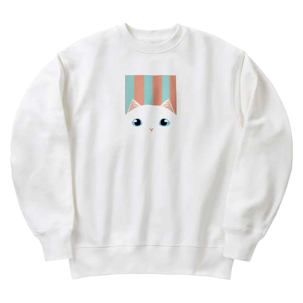 SHOP ベアたんのしろねこさん Heavyweight Crew Neck Sweatshirt