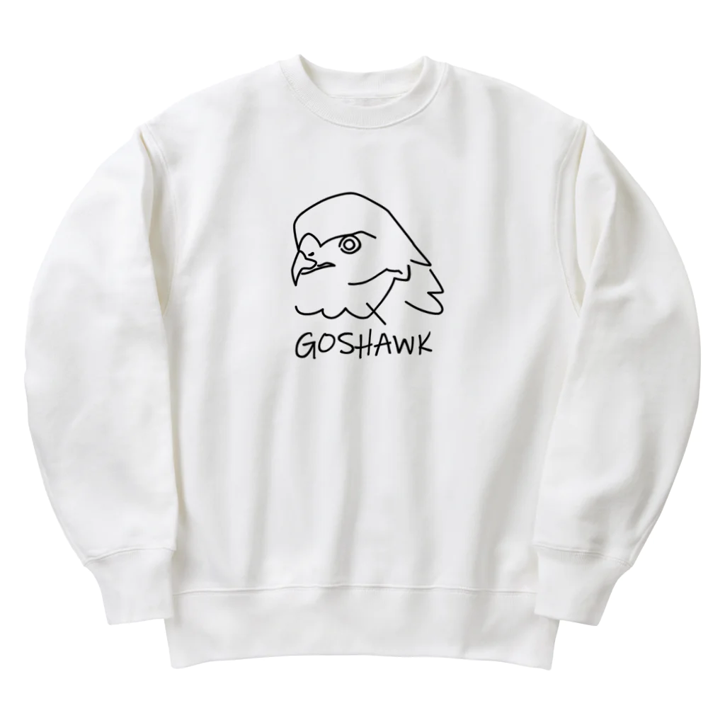 ももよりのオオタカ Heavyweight Crew Neck Sweatshirt