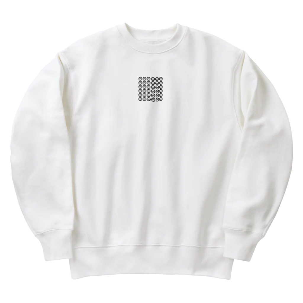 shop 135°Kの135°Kモザイクseries Heavyweight Crew Neck Sweatshirt