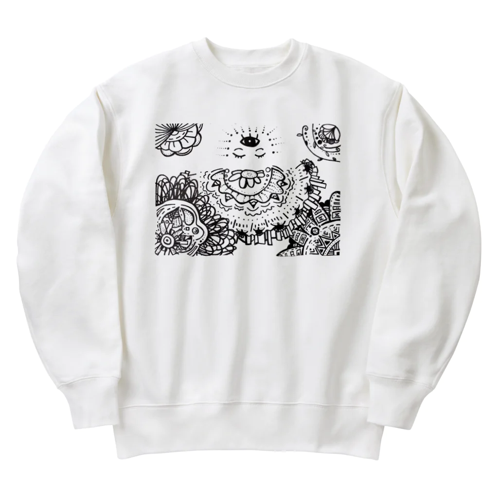 maru houseの祈りの女神 Heavyweight Crew Neck Sweatshirt