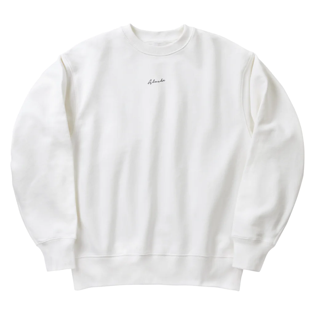 Alushe_official のAHL logo - black - Heavyweight Crew Neck Sweatshirt