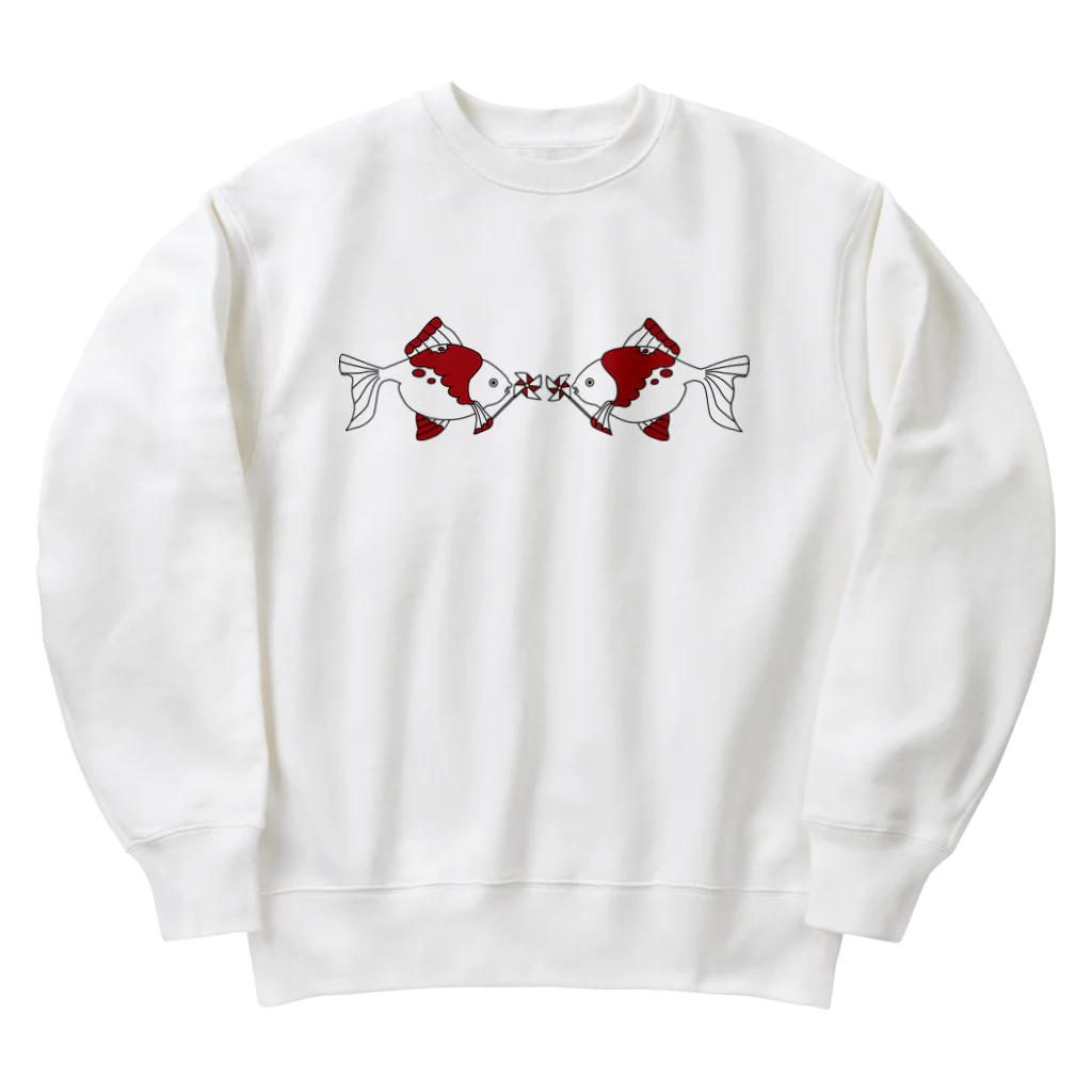 Amiの風車白金魚 Heavyweight Crew Neck Sweatshirt