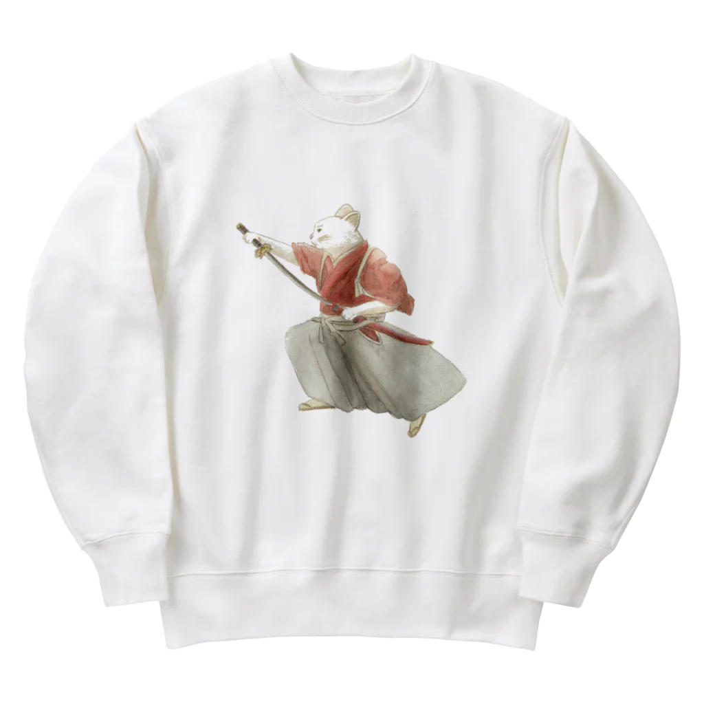 Amiの赤侍猫 Heavyweight Crew Neck Sweatshirt