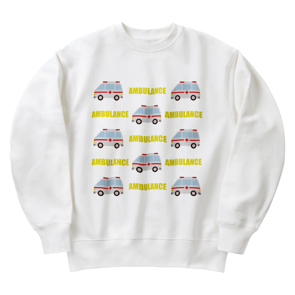 フォーヴァの救急車 Heavyweight Crew Neck Sweatshirt