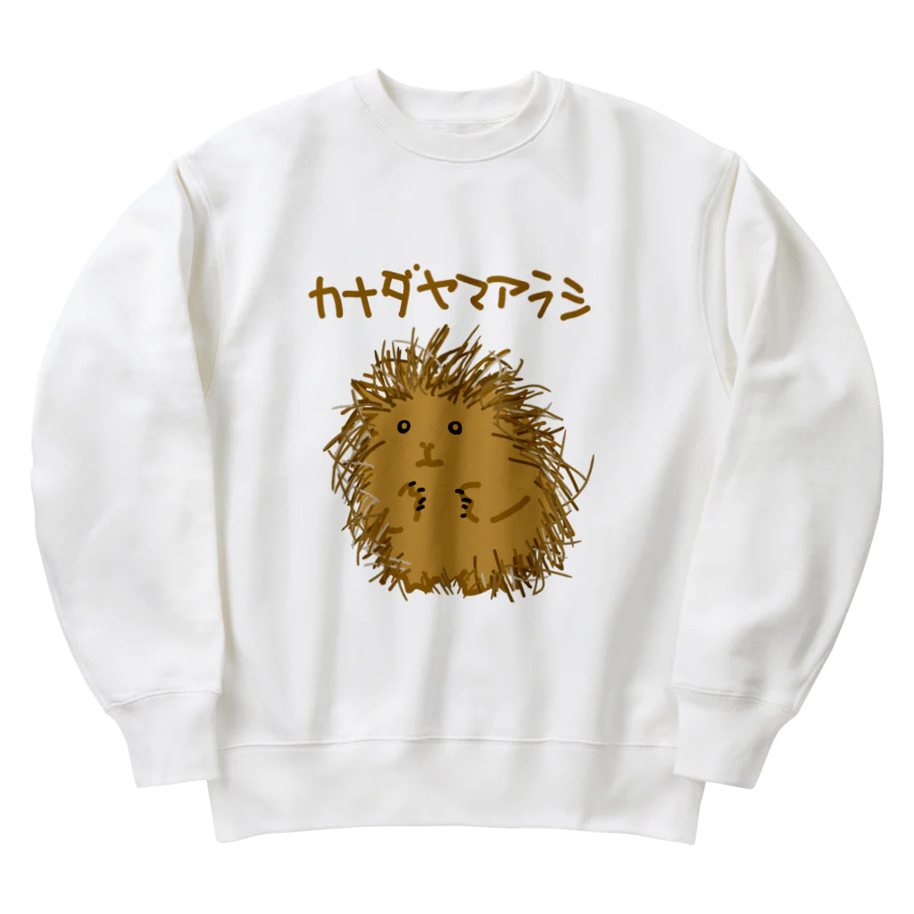 いきものや　のの（別館）のカナダヤマアラシ Heavyweight Crew Neck Sweatshirt