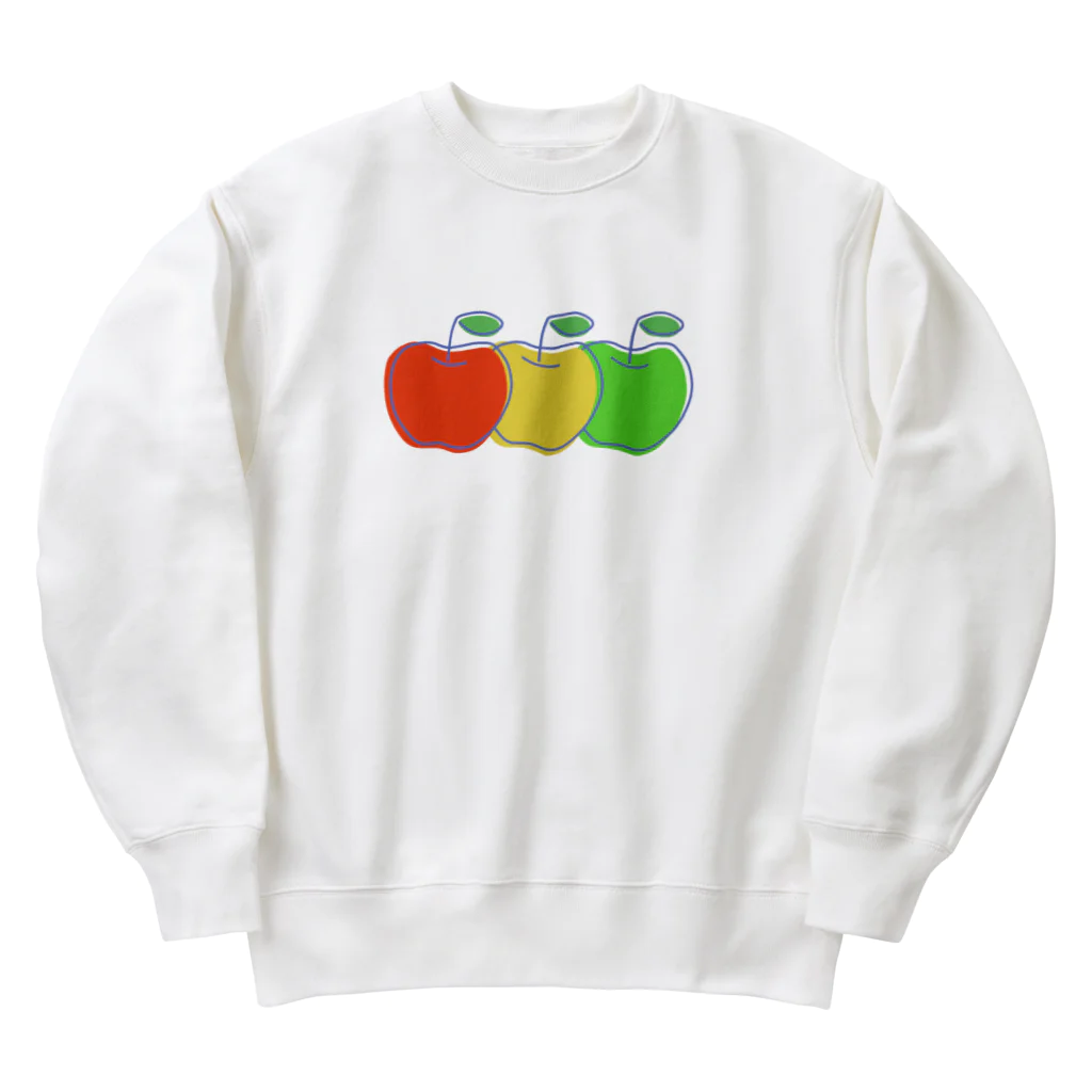 ハナのお店のりんご三兄弟 Heavyweight Crew Neck Sweatshirt