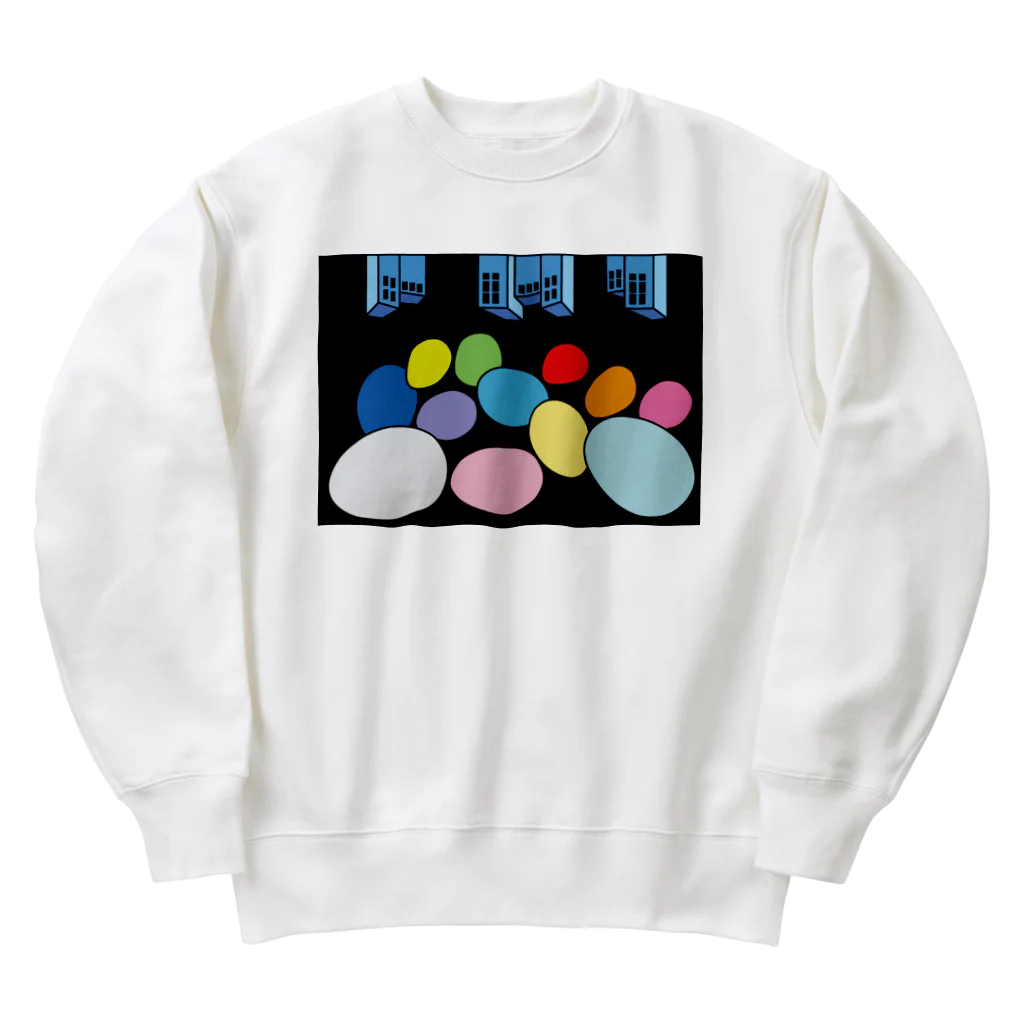 Blupiggの星の行進 Heavyweight Crew Neck Sweatshirt