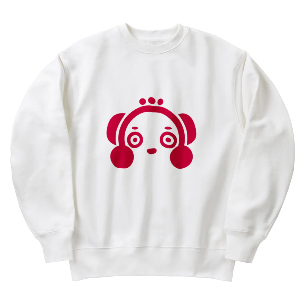 ドキドキお寿司文化会館のどうぶつ　サル Heavyweight Crew Neck Sweatshirt