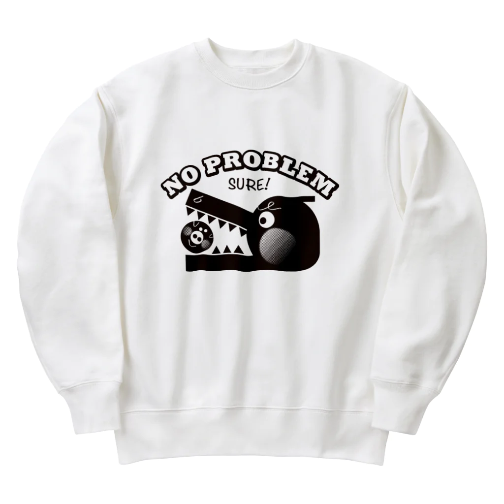 SESTA SHOPのNO PROBLEM Heavyweight Crew Neck Sweatshirt