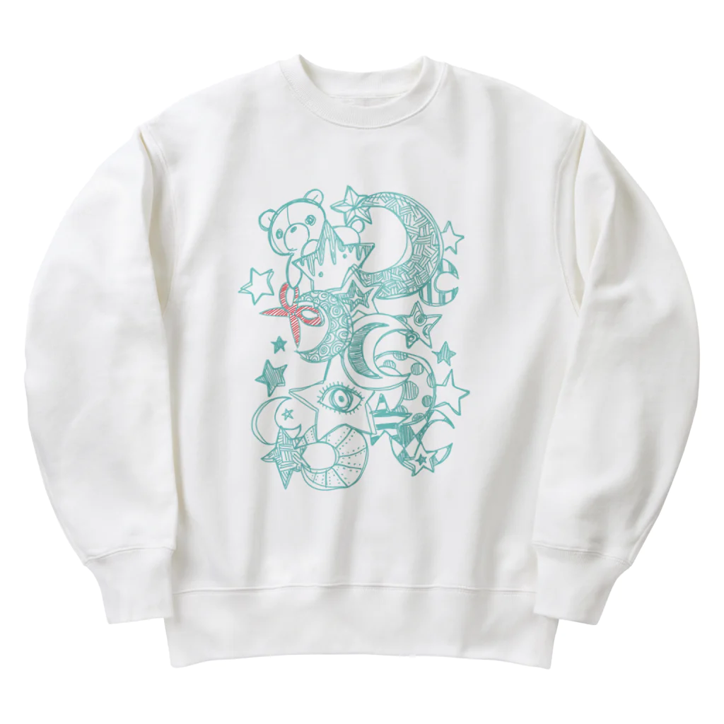 みゃい🧸🐾のはさみくみゃスター Heavyweight Crew Neck Sweatshirt