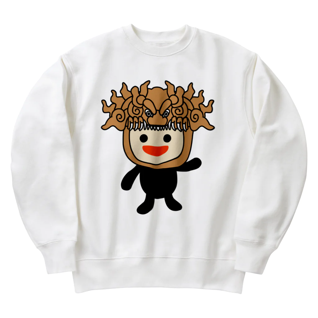 ヨープキャンが気になったの獅子噛っ子 Heavyweight Crew Neck Sweatshirt