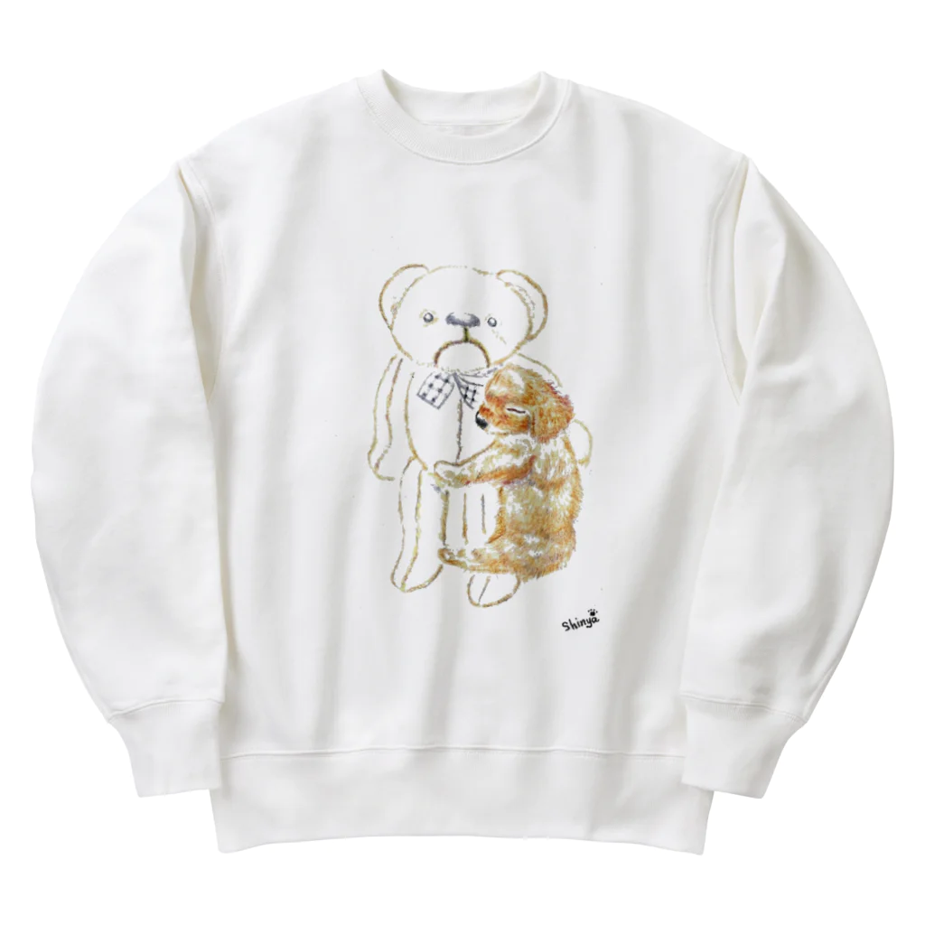 Shinya🐾の『おひさま工房』のHUG ～理想的な添い寝～ Heavyweight Crew Neck Sweatshirt