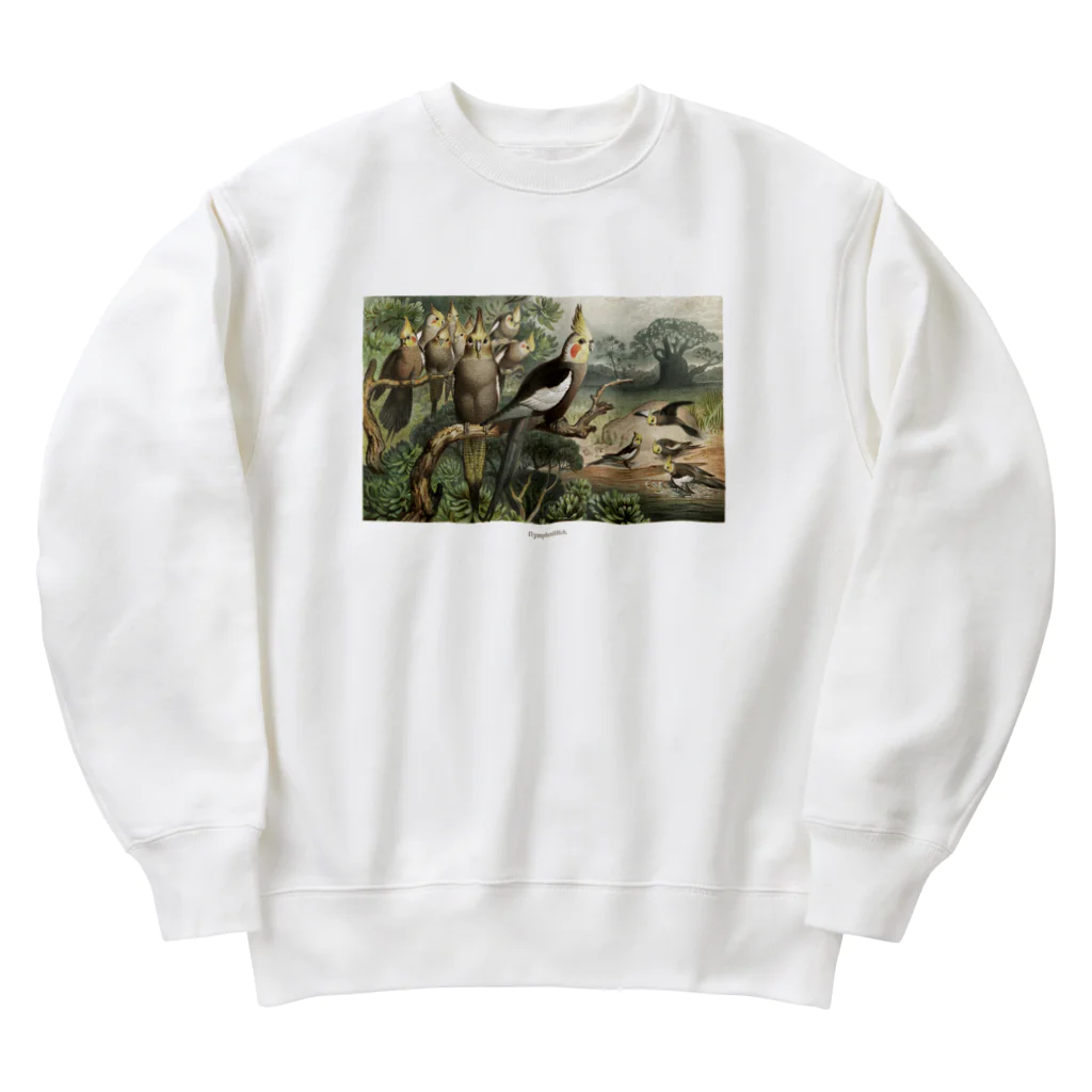 J. Jeffery Print Galleryのオカメインコ Heavyweight Crew Neck Sweatshirt