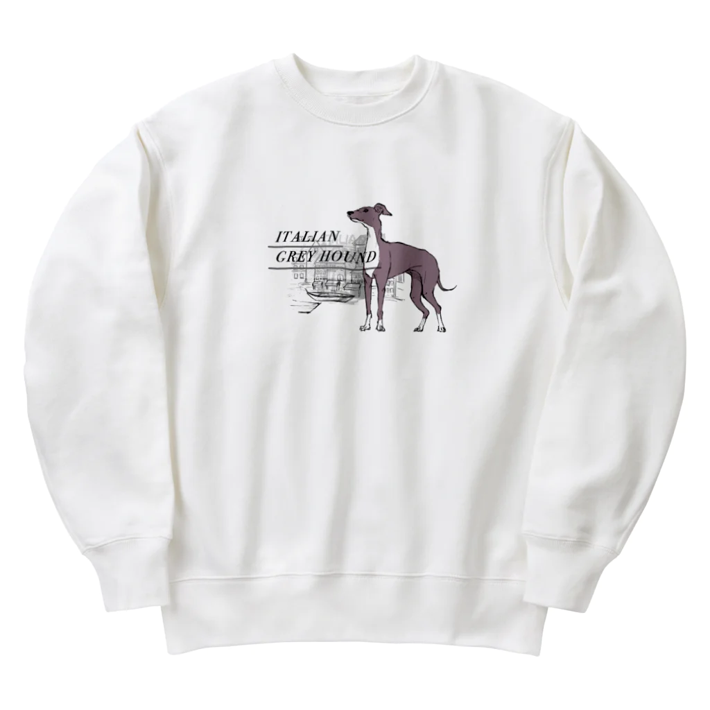 イタさんのイタグレグッズ Heavyweight Crew Neck Sweatshirt