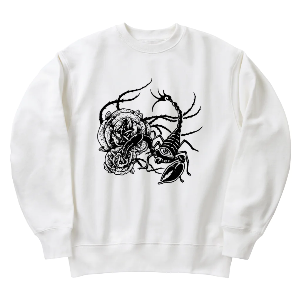 Alba spinaの砂漠の薔薇蠍 Heavyweight Crew Neck Sweatshirt