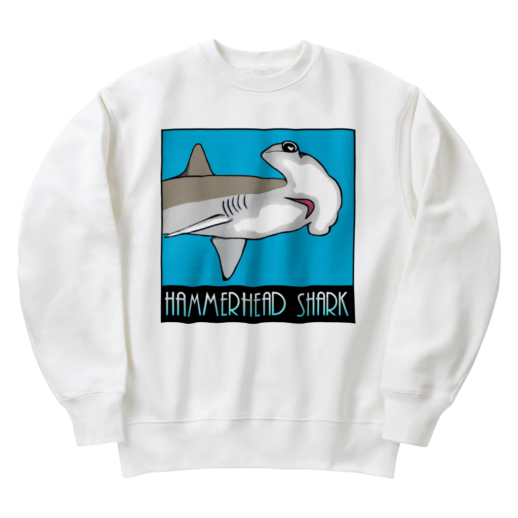 LalaHangeulのHammerhead shark(撞木鮫) Heavyweight Crew Neck Sweatshirt