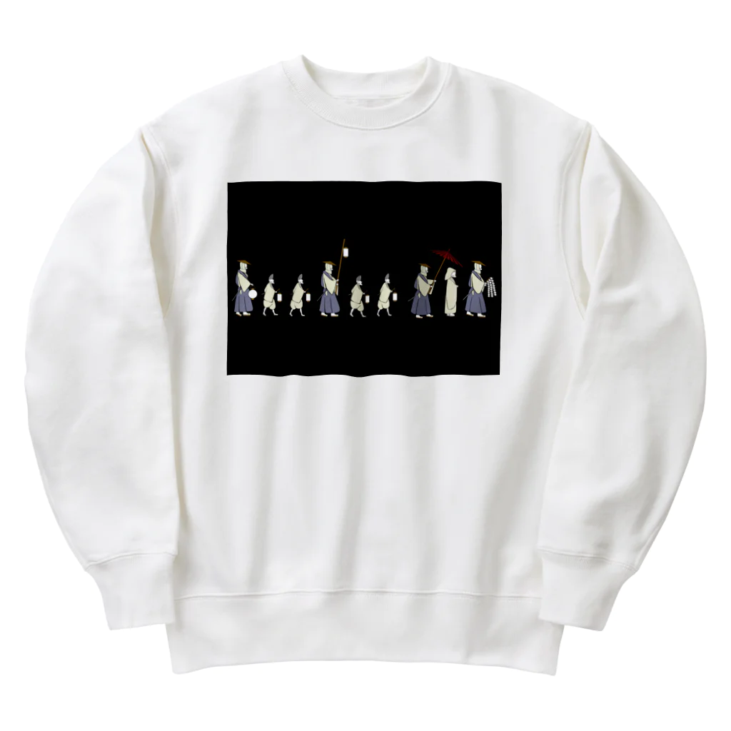 Amiの狐の嫁入り行列 Heavyweight Crew Neck Sweatshirt