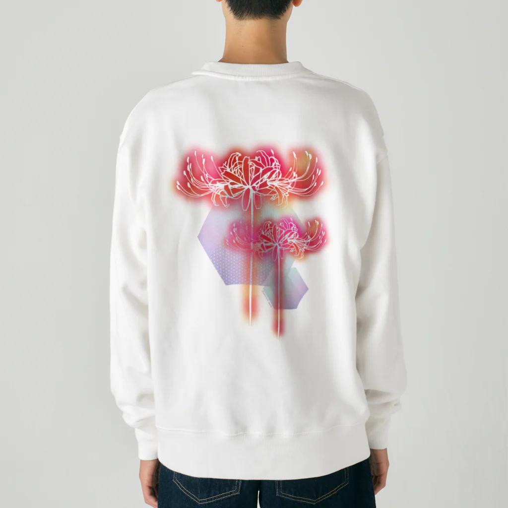 綾錦工房 りこりすの曼珠沙華 - 朧 【黄昏】 Heavyweight Crew Neck Sweatshirt