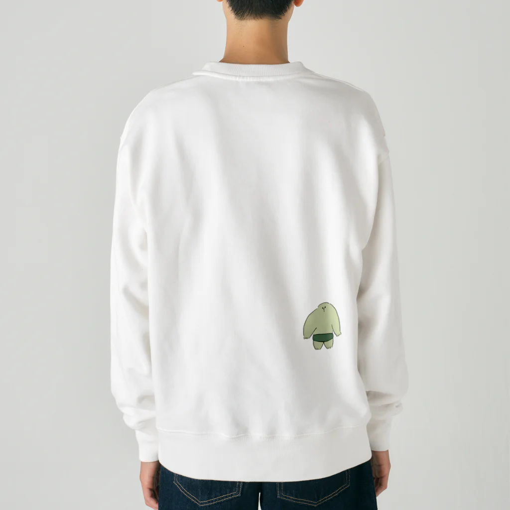 boorichanのグルメなイエティ Heavyweight Crew Neck Sweatshirt