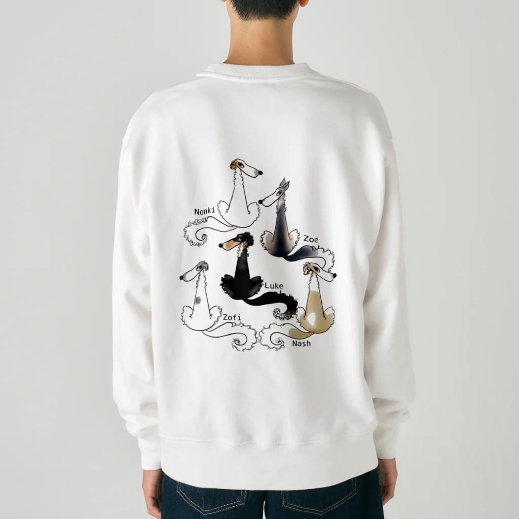 UnchienのTala&Sheena Heavyweight Crew Neck Sweatshirt