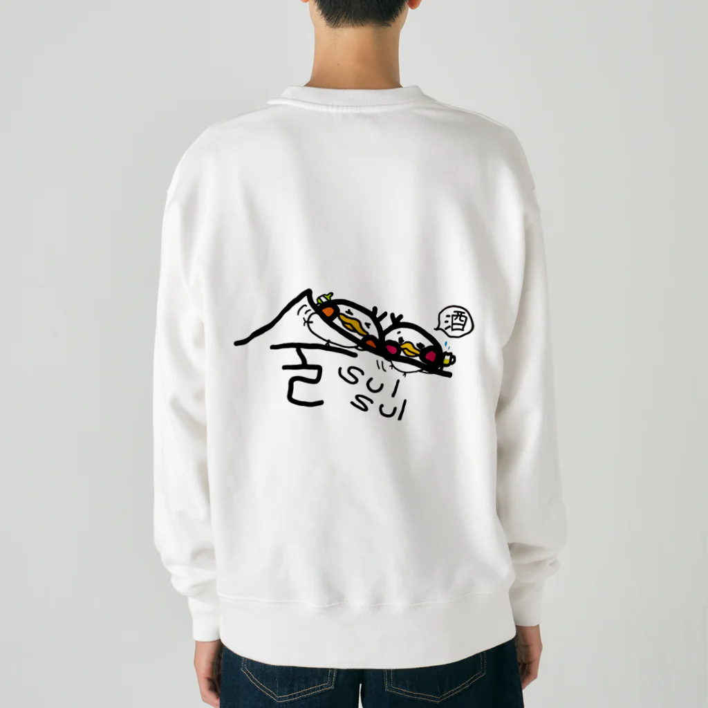 スリスリのSUL鳥 Heavyweight Crew Neck Sweatshirt