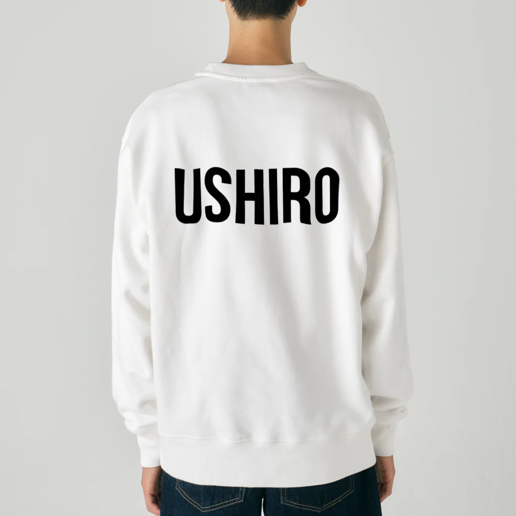 ○△□。のMAE&USHIRO(前後) Heavyweight Crew Neck Sweatshirt