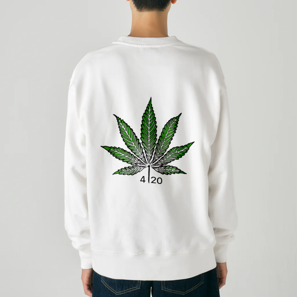 R2のmarijuana Heavyweight Crew Neck Sweatshirt