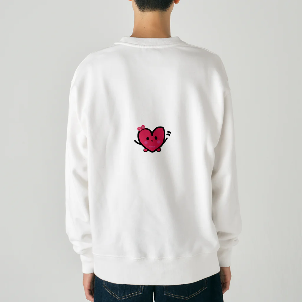 とんちゃんのお姉さんウィンちゃんとハートちゃん Heavyweight Crew Neck Sweatshirt