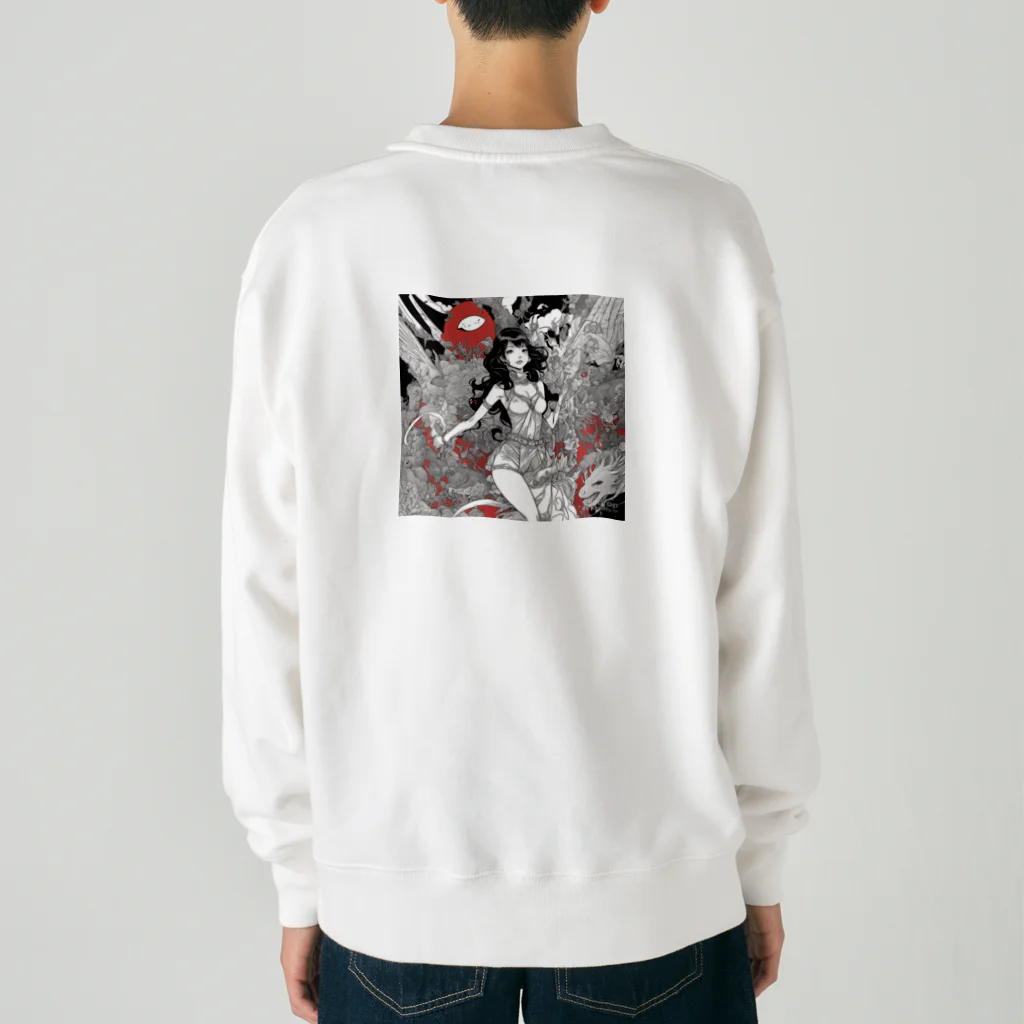 genesis_the_endの呪いの美魔女 Heavyweight Crew Neck Sweatshirt