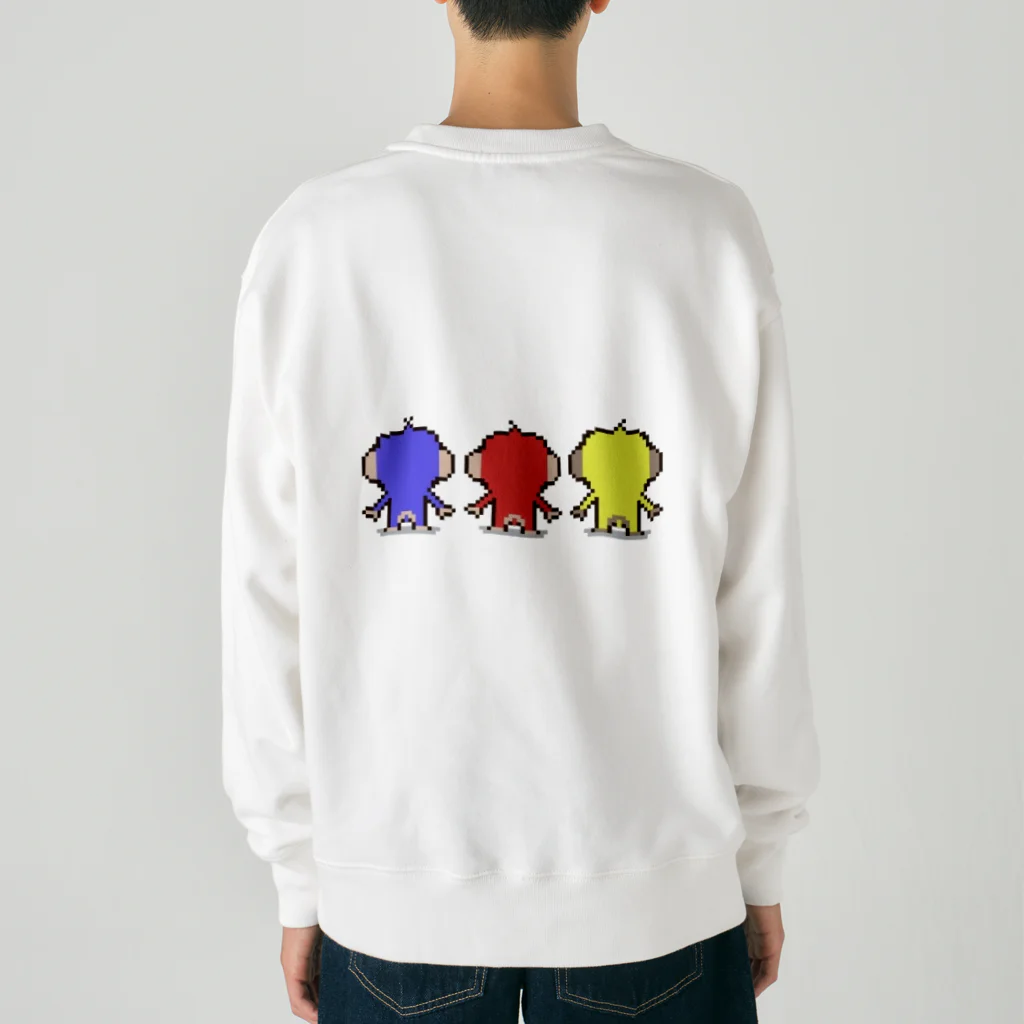 あにふでぃの三猿 Heavyweight Crew Neck Sweatshirt